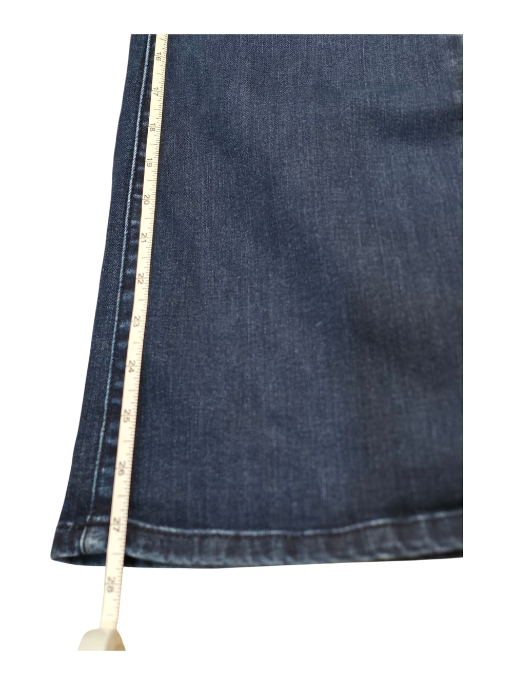 JustUSA Dark Wash Bootcut Jeans Size 29/8 Stretch Denim Mid Rise Flare Sritchfix - Picture 4 of 8